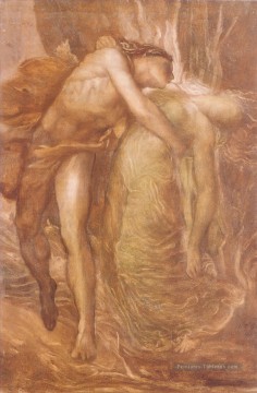 Orphée et Eurydice symboliste George Frederic Watts Peinture à l'huile